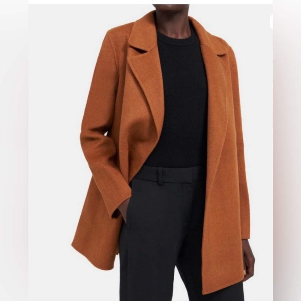 Theory Burnt Orange Coat